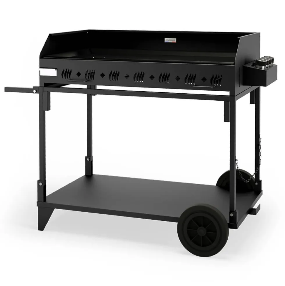 La Plancha Gaz Pakita 4105 avec Chariot Pliable - LE MARQUIER