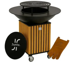 Lot brasero KYOTO en acier + Accessoires - JUNTO