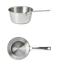 Lot 3 Casseroles Inox Brossé 1826 - CRISTEL