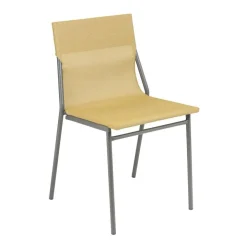 Lot 8 chaises Horizon Batyline Structure Titane - LAFUMA