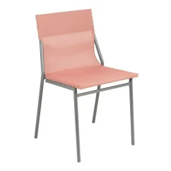 Lot 8 chaises Horizon Batyline Structure Titane - LAFUMA