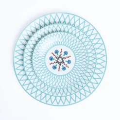 Lot de 2 Assiettes à dessert Volutes Limoges - Maison Manoï