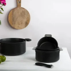 Lot de 3 Casseroles Cookway avec 1 poignée OFFERTE - CRISTEL