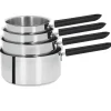 Lot de 4 Casseroles Inox Mutine - CRISTEL