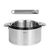 Lot de 3 Casseroles STRATE poignée ZENITH amovible OFFERTE - CRISTEL