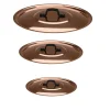 Lot de 3 Couvercles Cuivre Etamé - BAUMALU