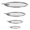 Lot de 4 Couvercles STRATE poignée amovible - CRISTEL