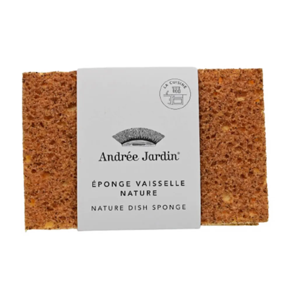 Lot de 2 Eponges vaisselle 100% naturelles - ANDREE JARDIN