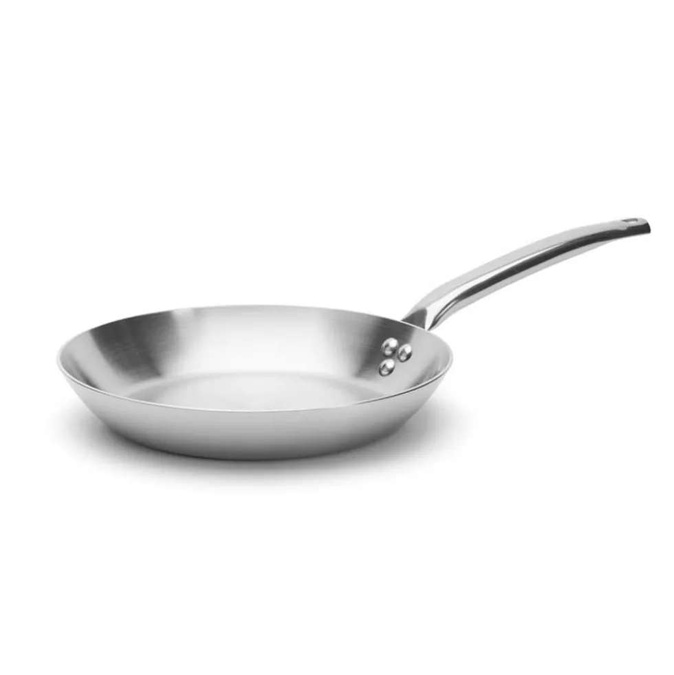 Lot de 3 Poêles Alchimy Inox - de BUYER