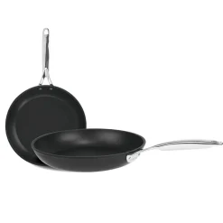 Lot de 2 Poêles aluminium CASTEL'PRO - CRISTEL