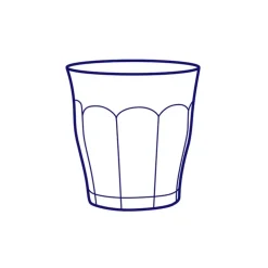Lot de 6 verres 25 cl Marine - PICARDIE - DURALEX