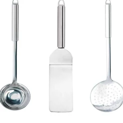 Lot 3 ustensiles inox - CRISTEL