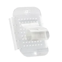 Mandoline inox Compact-PRO BASALTE 2 peignes effileurs (4 & 10 mm) - Louis Tellier
