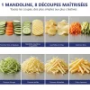 Mandoline Inox Professionnelle avec Chariot 3 & 10 mm - Louis Tellier