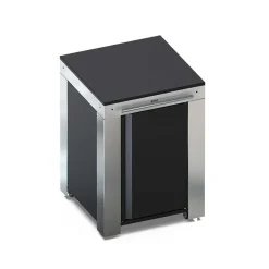 Meuble desserte FELIX noir inox - ENO