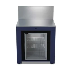 Meuble Frigo Extérieur 75L Bleu Navy - ENO