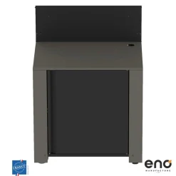 Module Plancha Surbaissé 80 cm Gris Cargo - ENO