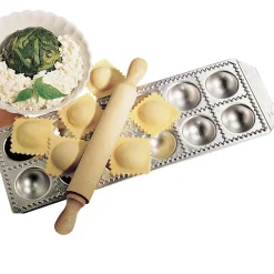 Moule 12 Raviolis avec Rouleau OFFERT IMPERIA - CRISTEL