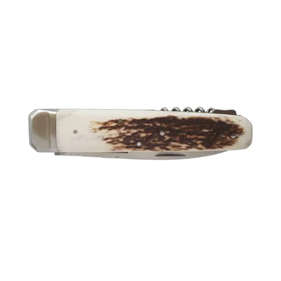 Outil multifonction pliable Hallali Bois de cerf 3 pièces - DOURIS CHASTEL