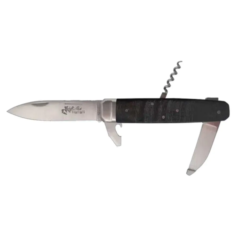 Outil multifonction pliable Hallali Croûte de buffle 4 pièces - DOURIS CHASTEL