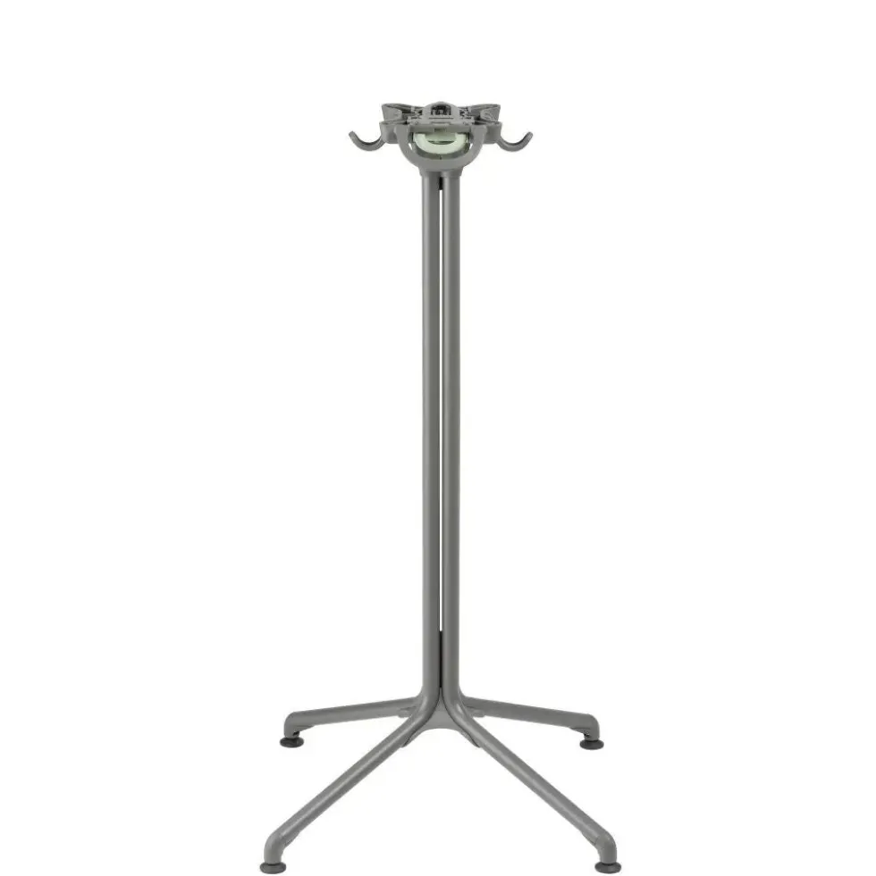 Pied de table central hauteur haute titane Horizon - LAFUMA