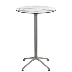 Pied de table central hauteur haute titane Horizon - LAFUMA