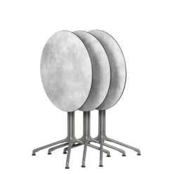 Pied de table central rabattable standard titane Horizon - LAFUMA