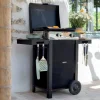 Plancha Gaz INITIAL 50 sur Chariot Acier Noir - ENO