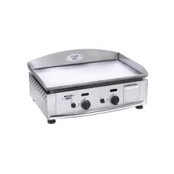 Plancha gaz 60 tout inox 2 brûleurs - ROLLER GRILL