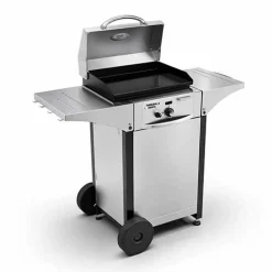 Plancha électrique inox 40 avec chariot - ROLLER GRILL