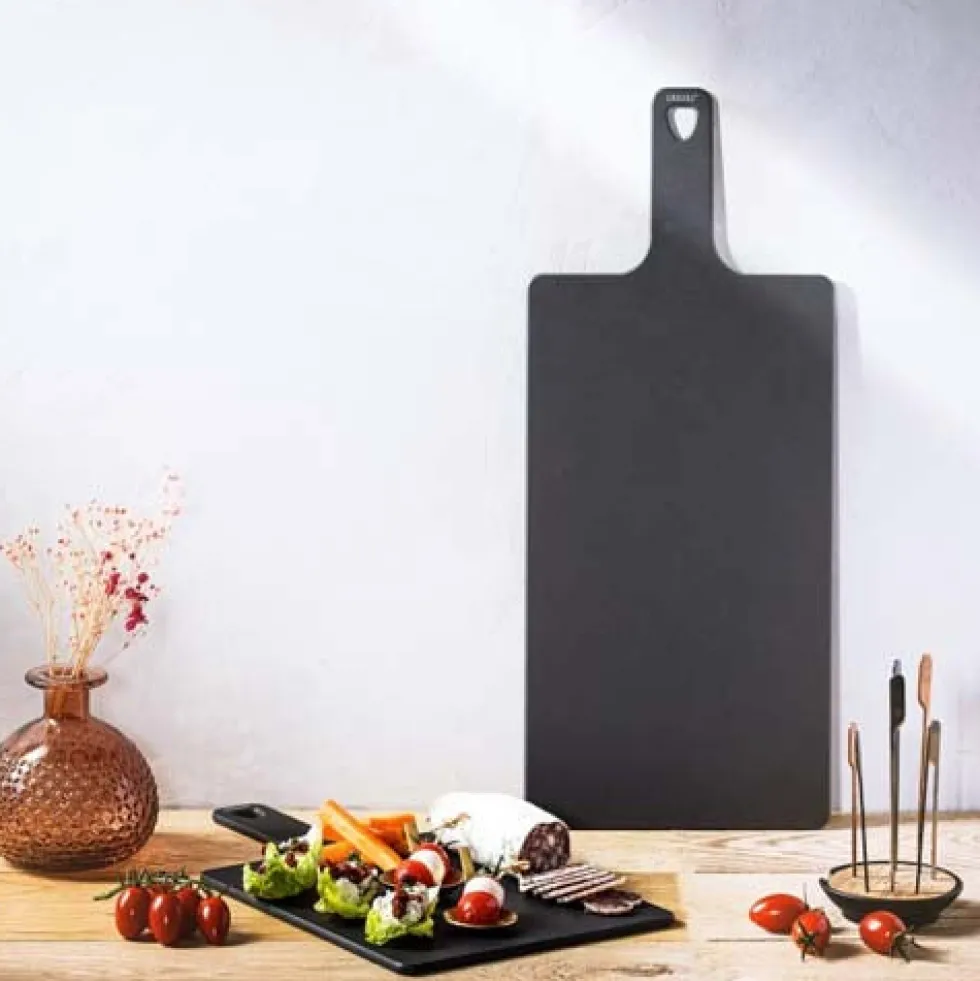 Planche apéro noire en cellulose compressée - Cristel