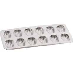 Plaque fer blanc 12 madeleines - GOBEL