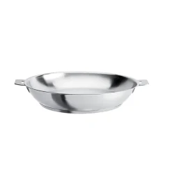 Poêle haute inox STRATE poignée amovible - CRISTEL