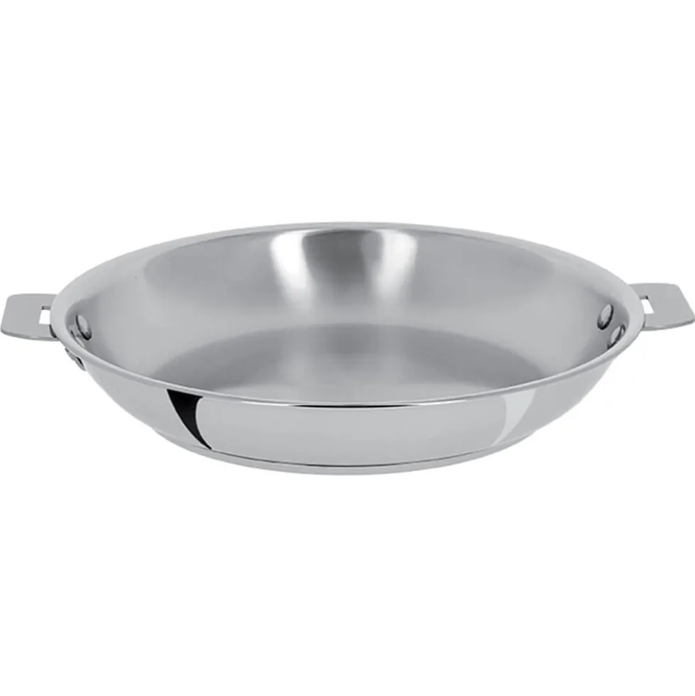 Poêle inox Casteline poignée amovible - CRISTEL