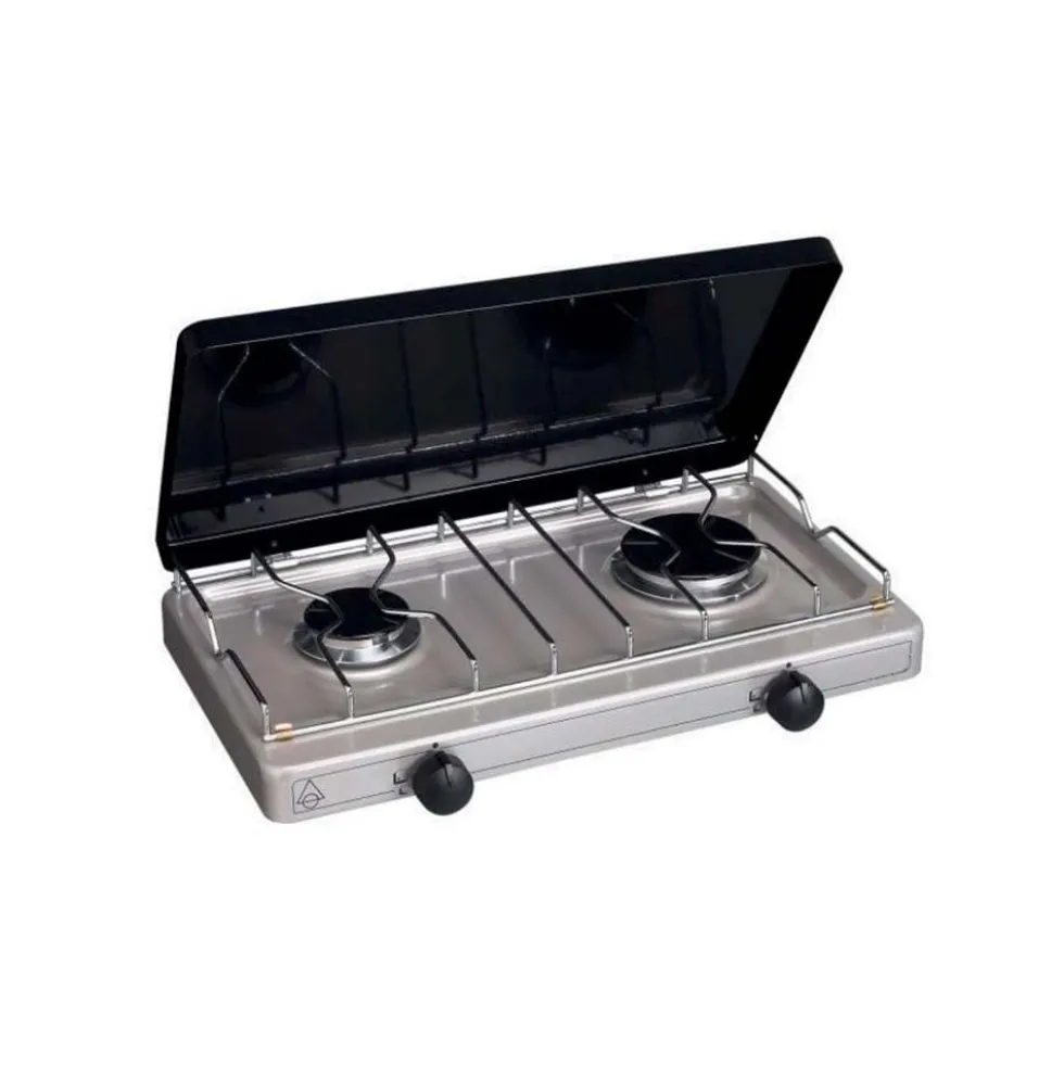 Réchaud Gaz XTREME 2 brûleurs Gris Cargo - ENO