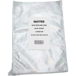 Sacs Sous-Vide Lisses 90 Microns - MATFER BOURGEAT
