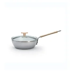 Sauteuse paysanne en acier MINERAL B BOIS 24 cm - DE BUYER