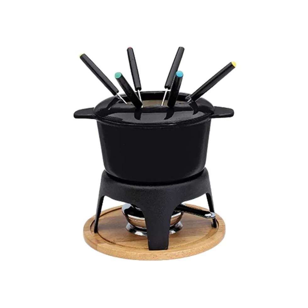 Service à fondue noir - BAUMALU