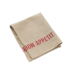 Serviette Bon Appétit Lin 45 x 35 cm - Charvet Editions