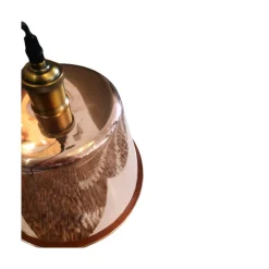 Suspension luminaire cuivre 26cm - BAUMALU