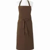 Tablier Coton Lin Confiseur Chocolat 102x92 cm - Charvet Editions