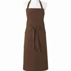 Tablier Coton Lin Confiseur Chocolat 102x92 cm - Charvet Editions