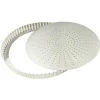 Tourtière cannelée perforée en fer blanc 28 cm - GOBEL