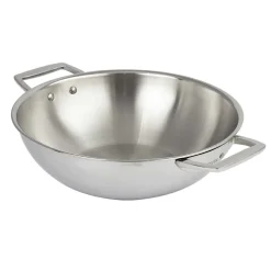 Wok Inox Castel'Pro anses fixes - CRISTEL